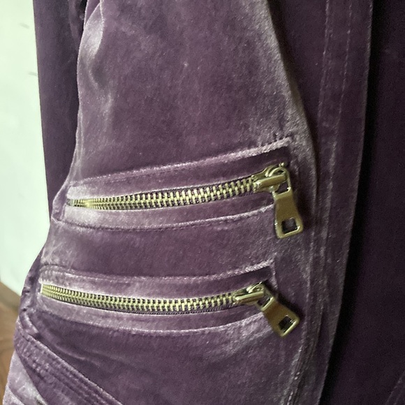New I.N.C. Velvet Motorcycle Jacket, Created for Macy's. Medium - Picture 4 of 10